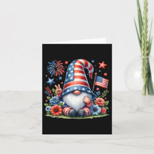 4. Juli Amerikanischer Patriotischer Gnom Usa Unab Karte
