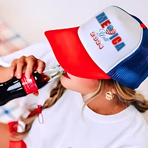 4. Juli Amerikas Unabhängigkeitstag Truckerkappe