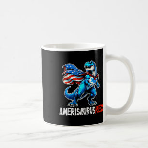 4. Juli Amerisaurus T Rex Lustig Kaffeetasse