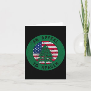 4. Juli An Appeal To Heaven Flag Pine Tree Fla Karte