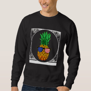 4. Juli Ananas Niedlich Beach Aloha unabhängig Sweatshirt