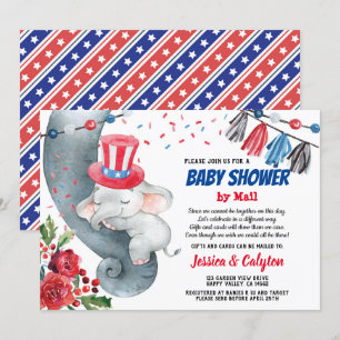 4. Juli Babydusche mit E-Mail Einladung