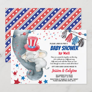 4. Juli Babydusche mit E-Mail Einladung