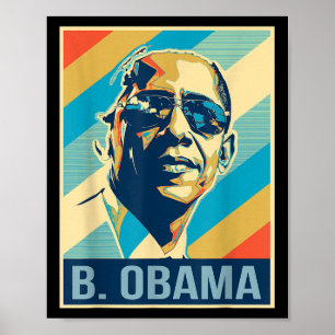 4. Juli Barack Obama Präsident Retro Patriotic Poster