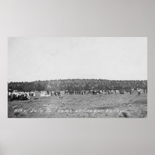 4. Juli Baseball Game Poster