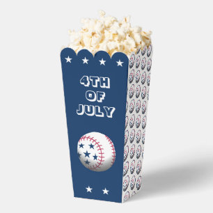4. Juli Baseball Popcorn Geschenkbox Geschenkschachtel