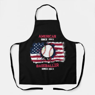 4. Juli Baseball USA Unabhängigkeitstag Geschenk Schürze