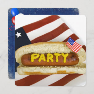 4. Juli Bash Einladung