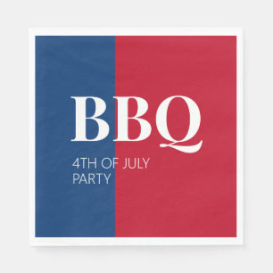 4. Juli BBQ-Party  Serviette