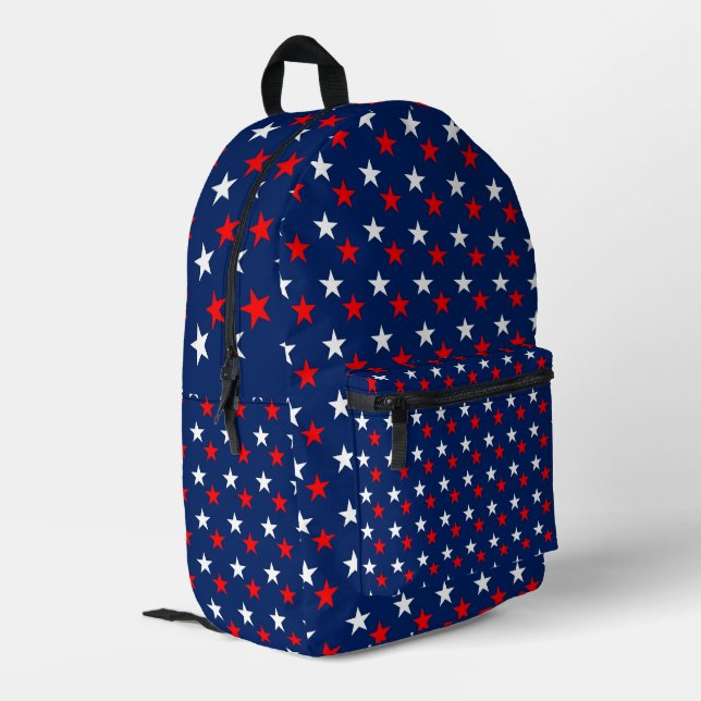 4. Juli Bedruckter Rucksack (Rückseitige Ecke links)