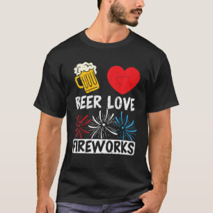 4. Juli Beer Liebe Fireworks Director T-Shirt