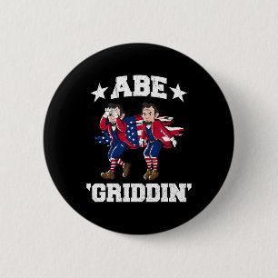 4. Juli Benjamin Franklin Griddy Ben Griddin Button