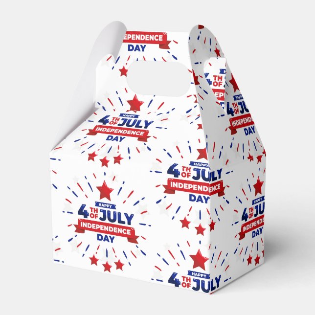 4. Juli: Bevorzugung Geschenkschachtel (Vorderseite)