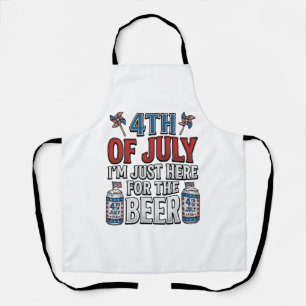 4. Juli Bier Vintage Patriotisches Shirt Design_1 Schürze
