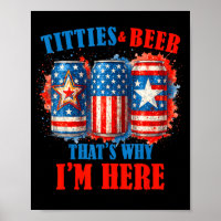 4. Juli Biertrinken Amerikanisches Bier Ich bin hi