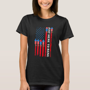 4. Juli bin ich nur hier, um die US-Flagge zu schl T-Shirt