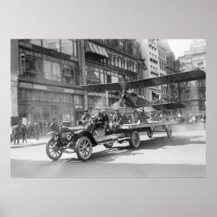 4. Juli Biplane, Anfang der 1900er Poster