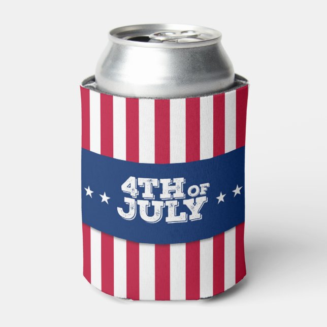 4. Juli Can Cooler Dosenkühler (Kanne Vorderseite)