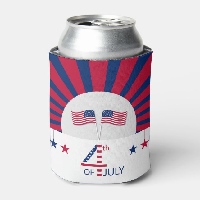 4. Juli Can Cooler Dosenkühler (Kanne Vorderseite)