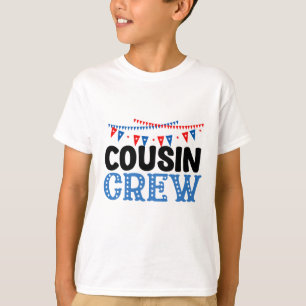 4. Juli Cousin-Crew  T-Shirt