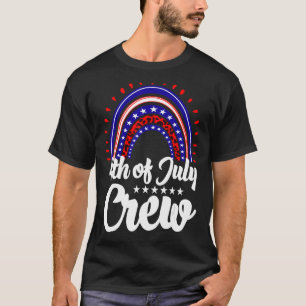 4. Juli Crew Bundesstaatliche Unabhängigkeit Ameri T-Shirt
