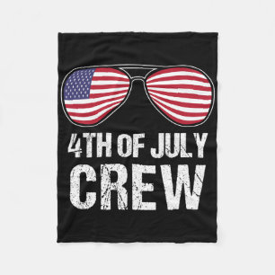 4. Juli Crew Matching Family Outfits Men Women Fleecedecke