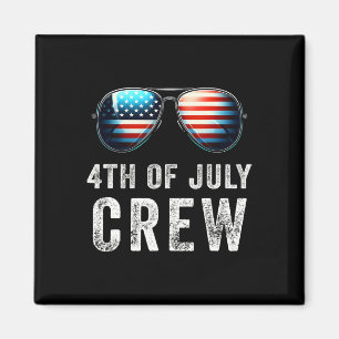 4. Juli Crew Matching Family Outfits Men Women Magnet