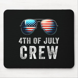 4. Juli Crew Matching Family Outfits Men Women Mousepad