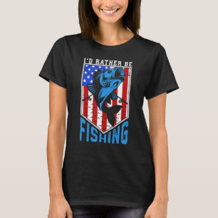 4. Juli d eher Fischen 3 T-Shirt