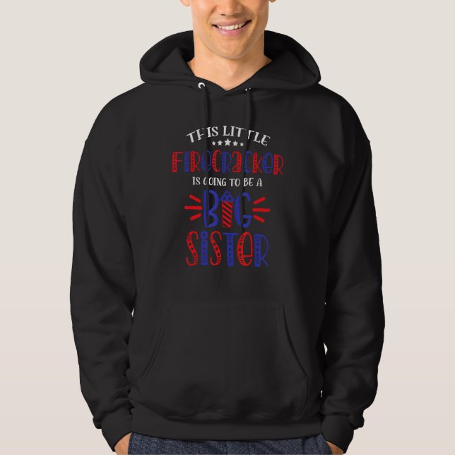 4. Juli dieses kleinen Firecracker wird Bi sein Hoodie (Vorderseite)
