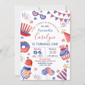 4. Juli Einladung zum Geburtstag
