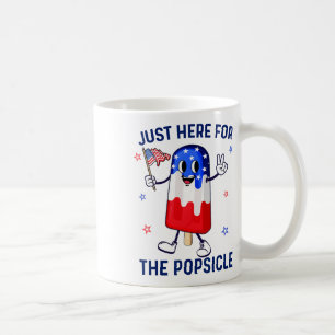 4. Juli Eis am Stiel USA Amerikanische Flagge Patr Kaffeetasse