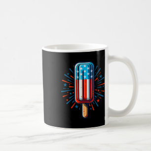 4. Juli Eiscreme American Flag Patriotic Summ Kaffeetasse