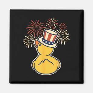 4. Juli Ente patriotische Zylinder lustige Ente Magnet