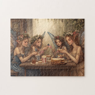 4. Juli Feen-Tee Vintage Cottagecore Patriotismus Puzzle