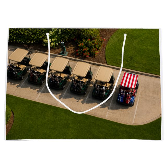 4. Juli-Feier für Golfer  Große Geschenktüte (Vorderseite)