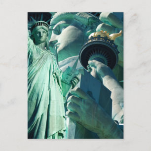 4. Juli Feier Lady Liberty Postcards Postkarte