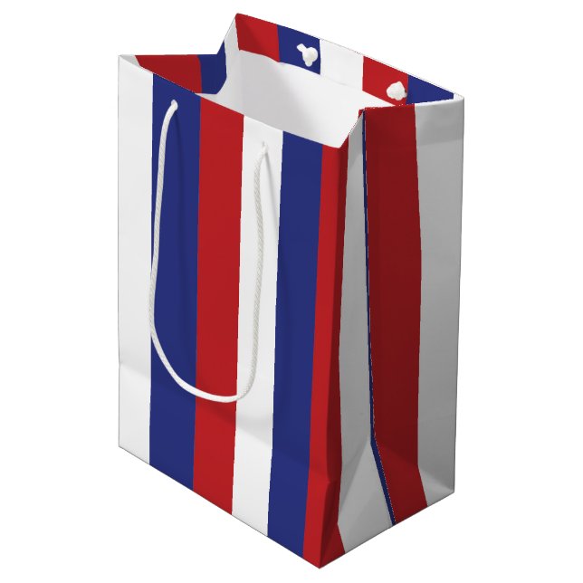 4. Juli-Feier Mittlere Geschenktüte (Vorderseite Schrägansicht)