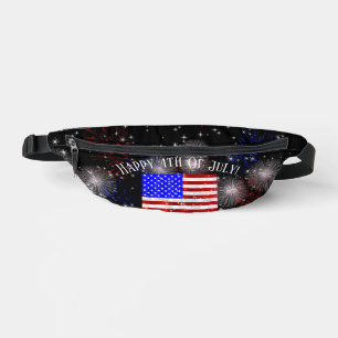 4. Juli Feier - US-Flagge Bauchtasche