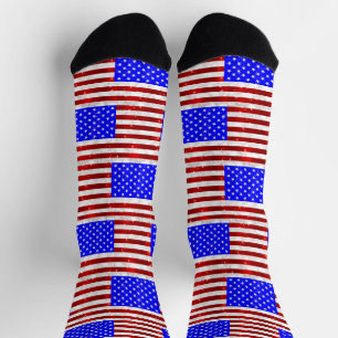 4. Juli Feier - US-Flagge Socken