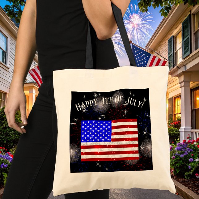 4. Juli Feier - US-Flagge Tragetasche (Von Creator hochgeladen)