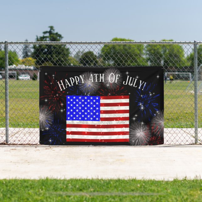 4. Juli-Feier - USA-Flagge Banner (InSitu)