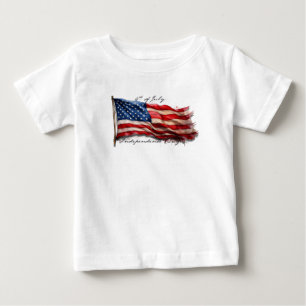 4. Juli - Feiern mit US-Flagge Baby T-shirt