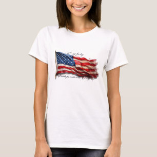 4. Juli – Feiern mit US-Flagge T-Shirt