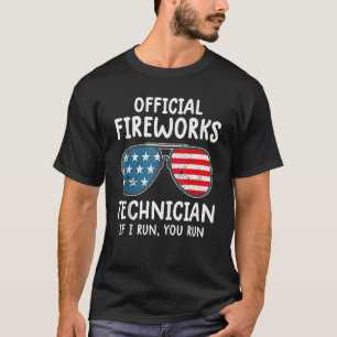 4. Juli Feuerwerk   4. Juli  für Männer T-Shirt