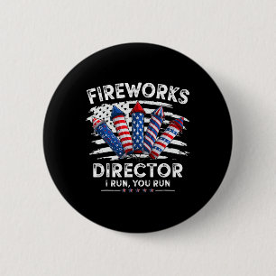 4. Juli Feuerwerk Direktor Ich leite Sie laufen Mä Button