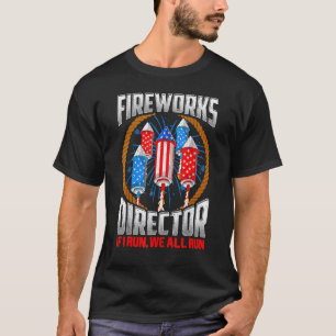 4. Juli Feuerwerk Direktor, wenn ich Sie leiten wi T-Shirt
