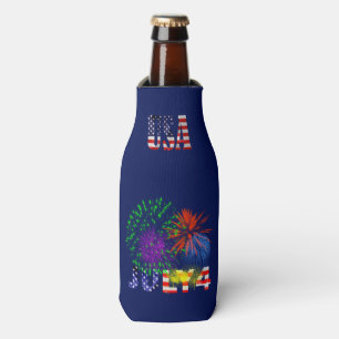 4. Juli Feuerwerk Flaschenkühler