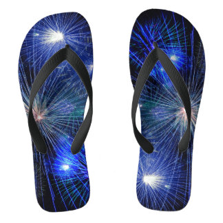 4. Juli Feuerwerk in Blue Hue Happy 4. Flip Flops