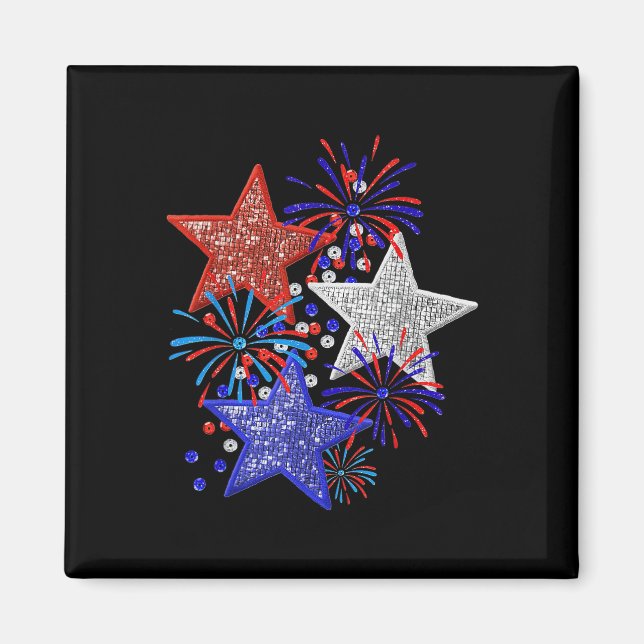 4. Juli Feuerwerk  Magnet (Vorne)
